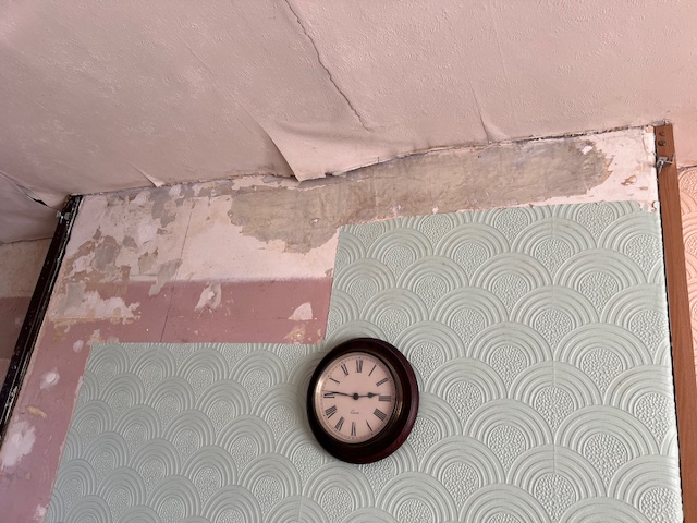 water Damage ceiling and wall